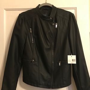 Women’s, Kaari Blue, Black Moto Jacket